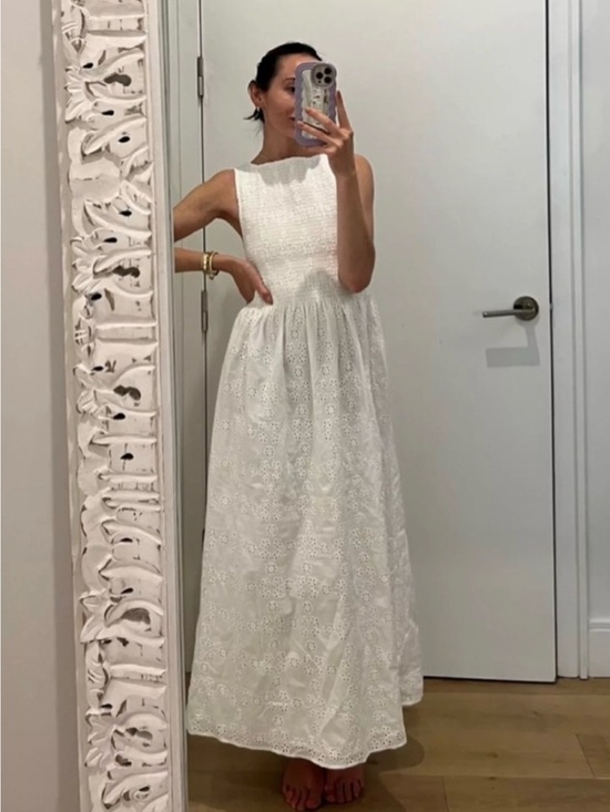 Hill House Dresses & Skirts - Hill house white eyelet cosima small